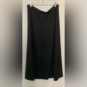 Eileen Fisher EUC Size Large Black Maxi Skirt